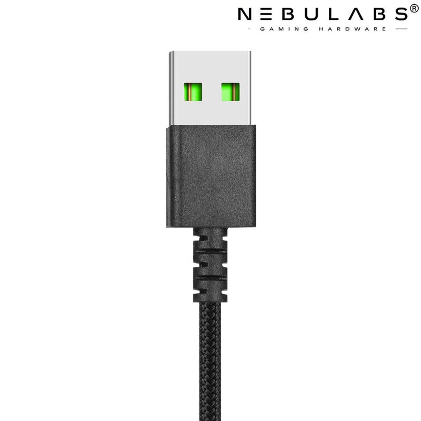 NEBULABS Compatible with Razer Wireless Gaming Mouse Charger Basilisk Viper Naga Deathadder Mamba Turret Charger Cord Cable Mouse Charging Cable - 2 Meters