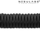 Black - Custom Coiled Aviator GX16 USB-C Mechanical Gaming USB Keyboard Cable 4ft