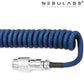Dark Blue - Custom Coiled Aviator GX16 USB-C Mechanical Gaming USB Keyboard Cable 4ft