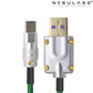 Dark Green - Custom Coiled Aviator GX16 USB-C Mechanical Gaming USB Keyboard Cable 4ft