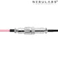 Pink & Black - Metal Custom Coiled Aviator GX16 USB-C Mechanical Gaming USB Keyboard Cable 4ft