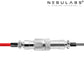 Red & Black - Metal Custom Coiled Aviator GX16 USB-C Mechanical Gaming USB Keyboard Cable 4ft