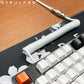 White - Custom Coiled Aviator GX16 USB-C Mechanical Gaming USB Keyboard Cable 4ft